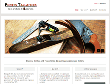 Tablet Screenshot of portestallafoc.com